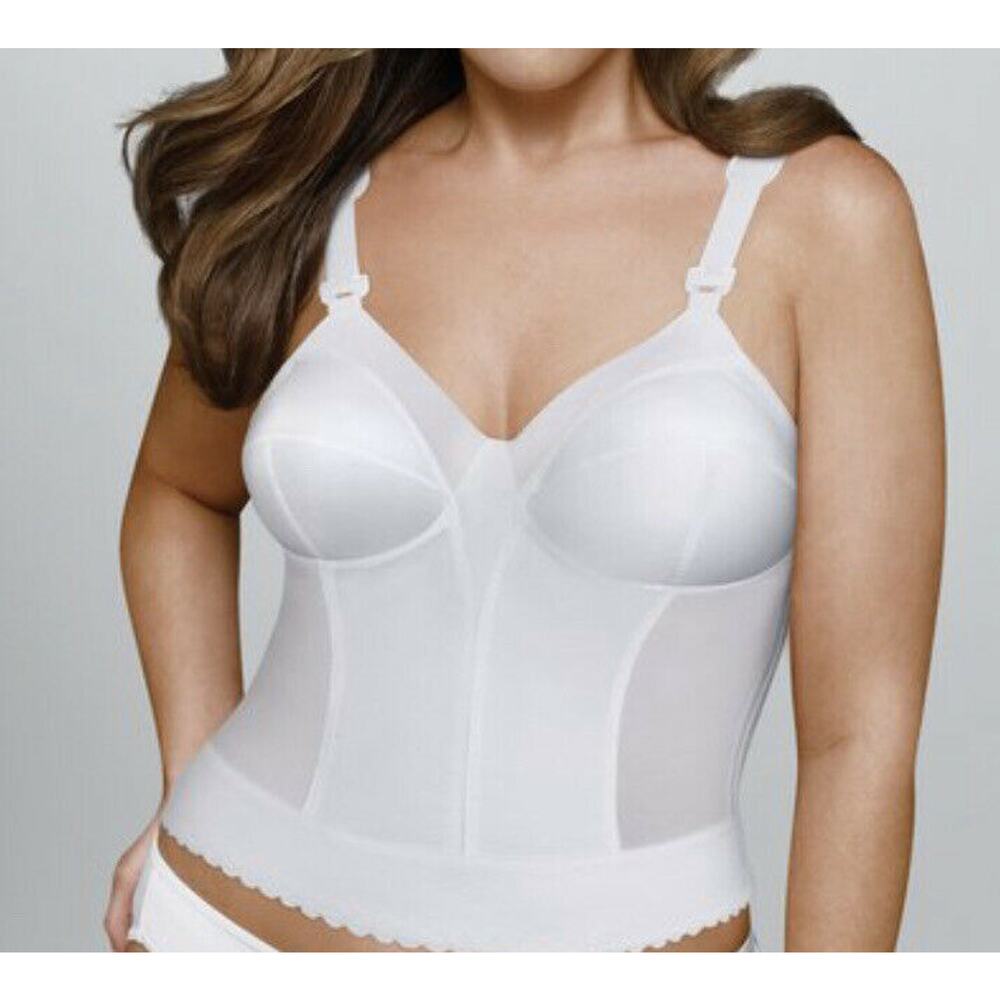 Exquisite Form #7532 Longline Bra White Size 44D